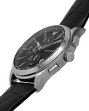  Shop Authentic Emporio Armani Paolo Chronograph Black Dial Black Leather Strap Watch For Men - AR11530 - Luxxuri
