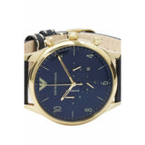  Shop Authentic Emporio Armani Chronograph Midnight Blue Dial Blue Leather Strap Watch For Men - AR1862 - Luxxuri