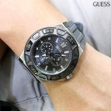  Shop Authentic Guess Force Grey Dial Grey Rubber Strap Watch For Men - W0674G8 - Luxxuri