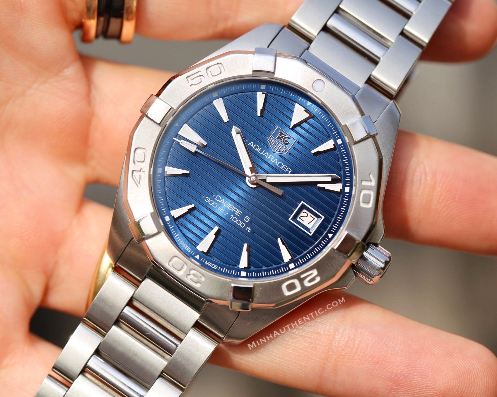 Tag Heuer Aquaracer Blue Dial Watch for Men - WAY2112.BA0928