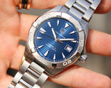  Shop Authentic Tag Heuer Aquaracer Blue Dial Watch for Men - WAY2112.BA0928 - Luxxuri