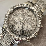  Shop Authentic Michael Kors Layton Chronograph Silver Dial Silver Steel Strap Watch For Women - MK6976 - Luxxuri