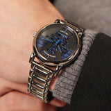  Shop Authentic Emporio Armani Meccanico Automatic Grey Dial Grey Steel Strap Watch For Men - AR60029 - Luxxuri