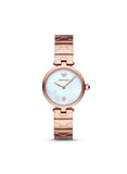  Shop Authentic Emporio Armani Arianna White Mother of Pearl Dial Rose Gold Steel Strap Watch For Women - AR11236 - Luxxuri