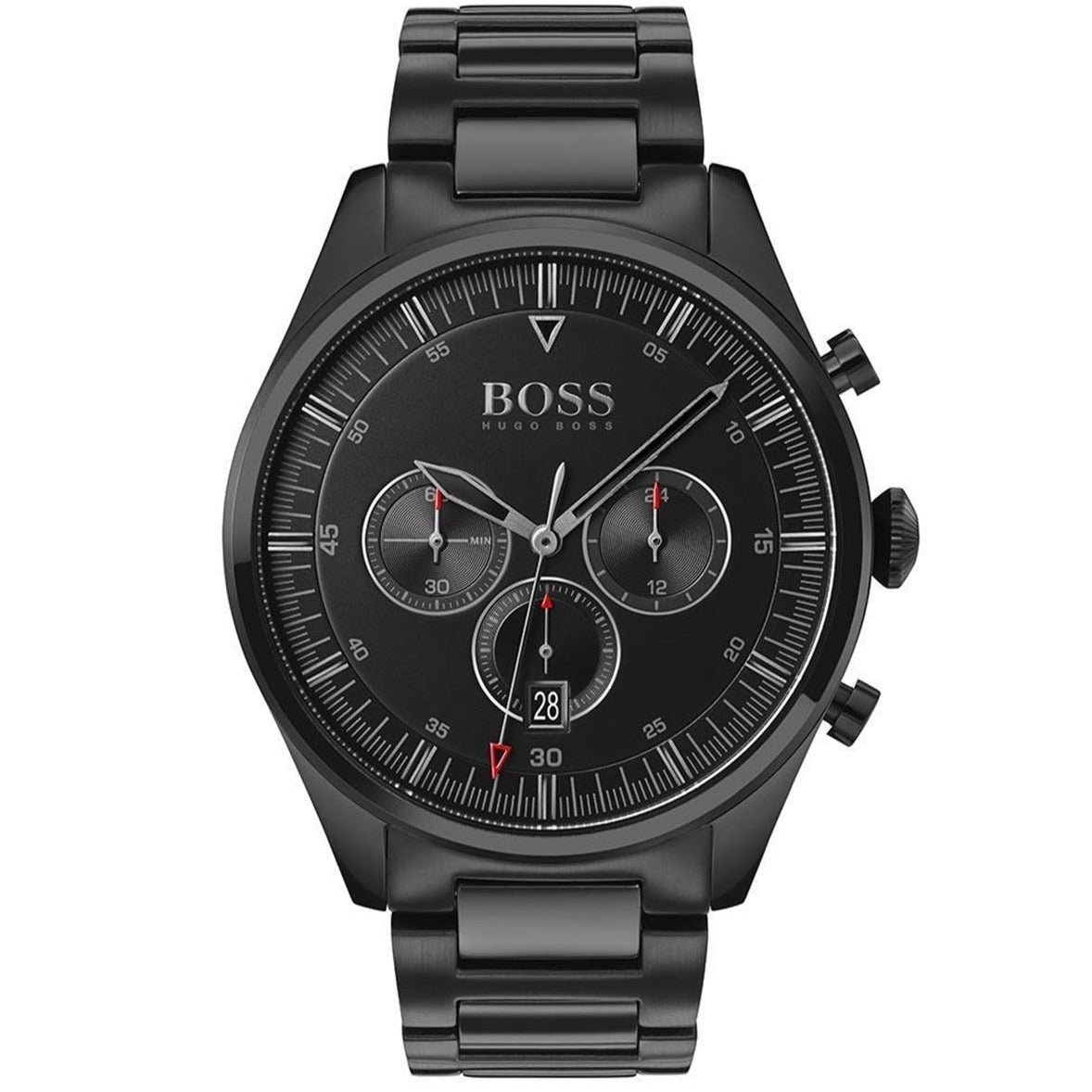  Shop Authentic Hugo Boss Pioneer Black Dial Black Steel Strap Watch for Men - 1513714 - Luxxuri