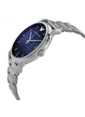  Shop Authentic Emporio Armani Luigi Blue Dial Silver Steel Strap Watch For Men - AR11089 - Luxxuri
