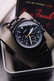  Shop Authentic Fossil Goodwin Chronograph Black Dial Black Steel Strap Watch for Men - FS5413 - Luxxuri