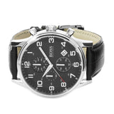  Shop Authentic Hugo Boss Aeroliner Chronograph Quartz Black Dial Black Leather Strap Watch For Men - HB1512448 - Luxxuri