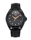  Shop Authentic Tag Heuer Formula 1 Quartz Diamonds Black Dial Black Leather Strap Watch for Women - WBJ1317.FC8230 - Luxxuri