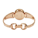  Shop Authentic Gucci Guccissima Collection Quartz Black Dial Rose Gold Steel Strap Watch For Women - YA134509 - Luxxuri