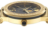  Shop Authentic Versace Greca Moonphase Analog Black Dial Black Leather Strap Watch For Men - VE7G00123 - Luxxuri
