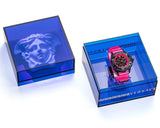  Shop Authentic Versace Icon Active Chronograph Quartz Black Dial Pink Rubber Strap Watch For Men - VEZ700221 - Luxxuri