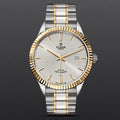 Tudor Style Automatic Silver Dial Two Tone Steel Strap Watch for Men - M12713-0003