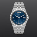  Shop Authentic Tudor Royal Automatic Diamonds Blue Dial Silver Steel Strap Watch for Men - M28600-0006 - Luxxuri