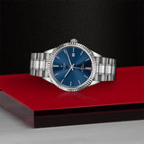  Shop Authentic Tudor Style Automatic Blue Dial Silver Steel Strap Watch for Men - M12710-0013 - Luxxuri