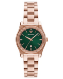  Shop Authentic Emporio Armani Federica Analog Green Dial Rose Gold Steel Strap Watch for Women - AR11639 - Luxxuri