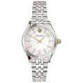  Shop Authentic Versace Hellenyium Quartz White Dial Silver Steel Strap Watch for Women - VEHU00320 - Luxxuri