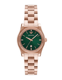  Shop Authentic Emporio Armani Federica Analog Green Dial Rose Gold Steel Strap Watch for Women - AR11639 - Luxxuri