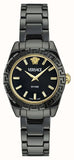  Shop Authentic Versace DV One Mini Black Dial Black Steel Strap Watch for Women - VE9F00124 - Luxxuri