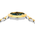 Shop Authentic Versace Daphnis Quartz Green Dial Two Tone Steel Strap Watch for Women - VEOCA0424 - Luxxuri