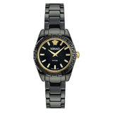  Shop Authentic Versace DV One Mini Black Dial Black Steel Strap Watch for Women - VE9F00124 - Luxxuri