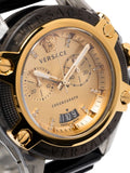  Shop Authentic Versace Icon Active Chrono Gold Dial Black Silicone Strap Unisex Watch - VEZ701623 - Luxxuri