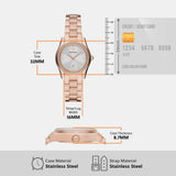  Shop Authentic Emporio Armani Federica Analog Mother of Pearl Dial Rose Gold Steel Strap Watch for Women - AR11558 - Luxxuri