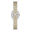 Tory Burch Oval White Dial Two Tone Steel Strap Watch for Women - TBW6033