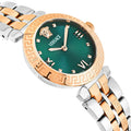  Shop Authentic Versace Daphnis Analog Green Dial Two Tone Steel Strap Watch for Women - VEOCA0224 - Luxxuri