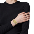  Shop Authentic Versace Reve Analog Gold Dial Two Tone Steel Strap Watch for Women - VE8B00324 - Luxxuri