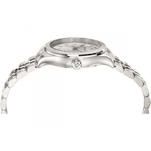  Shop Authentic Versace Hellenyium Quartz White Dial Silver Steel Strap Watch for Women - VEHU00320 - Luxxuri
