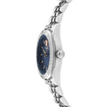  Shop Authentic Versace V-Code Analog Blue Dial Silver Steel Strap Watch for Women - VE8I00324 - Luxxuri
