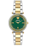  Shop Authentic Versace Reve Analog Green Dial Two Tone Steel Strap Watch for Women - VE8B00524 - Luxxuri