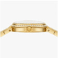 Tory Burch Oval Mother of Pearl Dial Gold Steel Strap Watch for Women - TBW6034