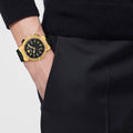 Shop Authentic Versace Greca Logo Diver Quartz Black Dial Black Rubber Strap Watch for Men - VE8G00324 - Luxxuri