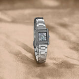  Shop Authentic Emporio Armani Genni Analog Mother of Pearl Dial Silver Steel Strap Watch for Women - AR11662 - Luxxuri