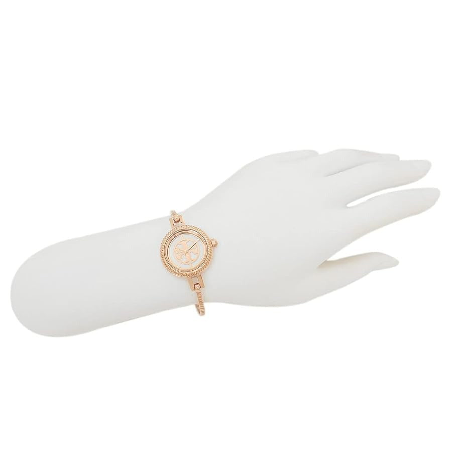 Tory Burch Riva Rose Gold Dial Rose Gold Steel Strap Watch for Women - TBW4037