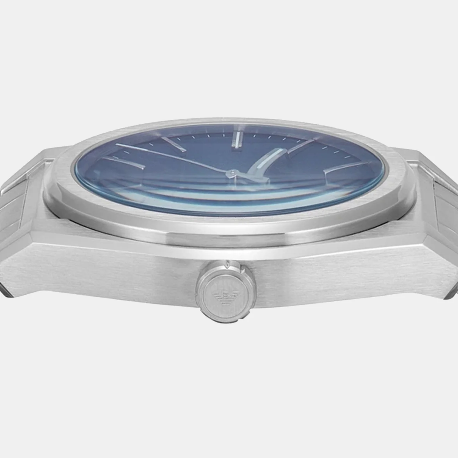  Shop Authentic Emporio Armani Frederico Analog Blue Dial Silver Steel Strap Watch for Men - AR11620 - Luxxuri