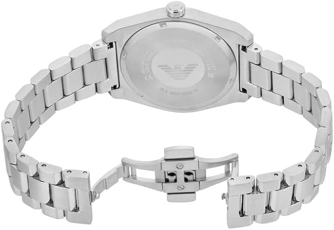  Shop Authentic Emporio Armani Frederico Analog Green Dial Silver Steel Strap Watch for Men - AR11621 - Luxxuri