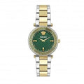  Shop Authentic Versace Reve Analog Green Dial Two Tone Steel Strap Watch for Women - VE8B00524 - Luxxuri