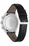  Shop Authentic Hugo Boss Gregor Chronograph Black Dial Black Leather Strap Watch for Men - 1514049 - Luxxuri