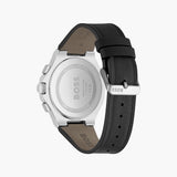  Shop Authentic Hugo Boss Taper Chronograph Black Dial Black Leather Strap Watch for Men - 1514085 - Luxxuri