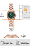  Shop Authentic Emporio Armani Federica Analog Green Dial Rose Gold Steel Strap Watch for Women - AR11639 - Luxxuri