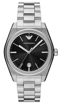  Shop Authentic Emporio Armani Frederico Analog Black Dial Silver Steel Strap Watch for Men - AR11622 - Luxxuri