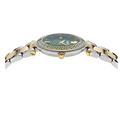  Shop Authentic Versace Reve Analog Green Dial Two Tone Steel Strap Watch for Women - VE8B00524 - Luxxuri