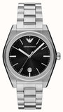  Shop Authentic Emporio Armani Frederico Analog Black Dial Silver Steel Strap Watch for Men - AR11622 - Luxxuri