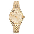  Shop Authentic Versace Virtus Quartz Gold Dial Gold Steel Strap Watch for Women - VEHU00720 - Luxxuri