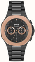  Shop Authentic Hugo Boss Taper Chronograph Black Dial Black Steel Strap Watch for Men - 1514090 - Luxxuri