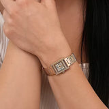  Shop Authentic Emporio Armani Genni Crystals Gold Dial Gold Steel Strap Watch for Women  - AR11663 - Luxxuri