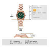  Shop Authentic Emporio Armani Federica Analog Green Dial Rose Gold Steel Strap Watch for Women - AR11639 - Luxxuri